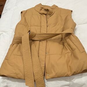 Marc New York Tan Puffer Vest